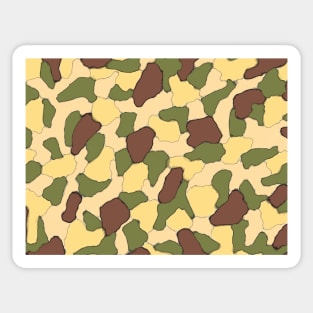 Military Camouflage Army Green Camo Pattern Sticker